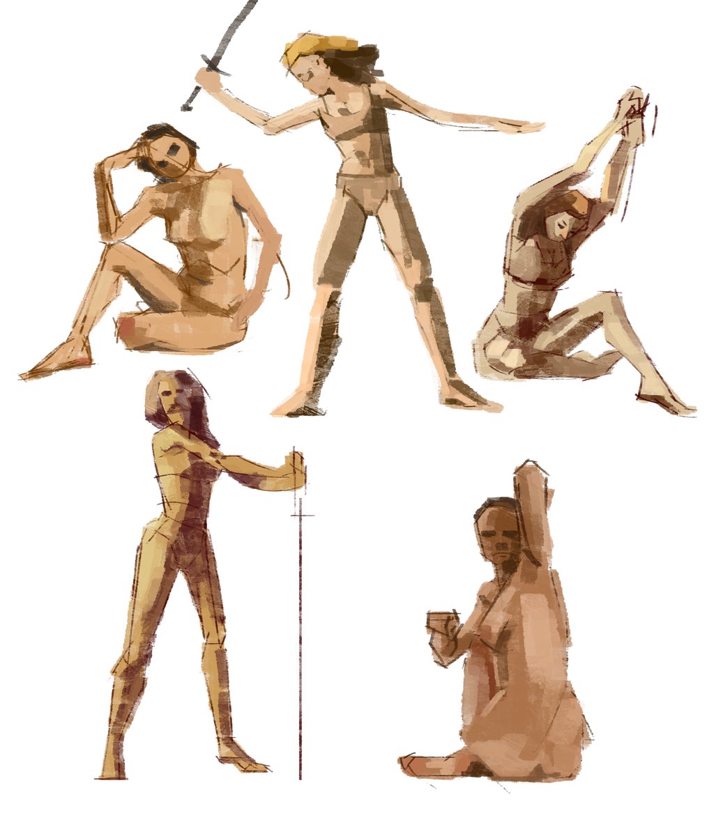 NinaKuusistoArt's tweet photo. been doing a bunch of figure drawing because of the kimodameshi server on discord and I thought I might as well upload them here. Here's the first batch. https://t.co/4YJGJOp3MO