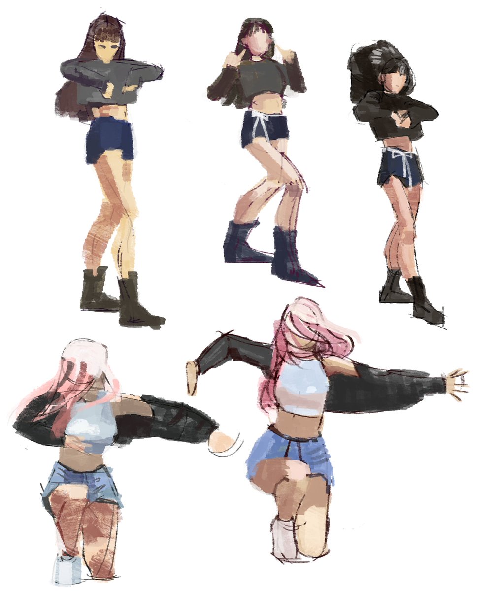NinaKuusistoArt's tweet photo. been doing a bunch of figure drawing because of the kimodameshi server on discord and I thought I might as well upload them here. Here's the first batch. https://t.co/4YJGJOp3MO