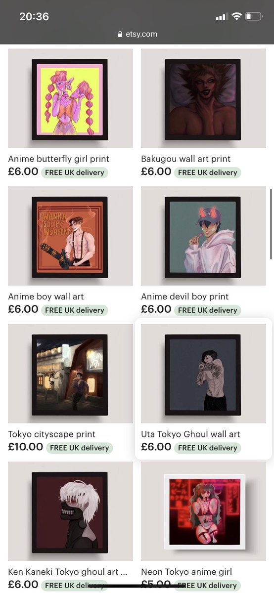 Glasshalf_ill's tweet photo. New print order is in and updates on my Etsy, if you like my work and want to support me as an artist, link in bio 🥰✨ Discounts on my older work too #digtalartist #printsonetsy #artistsonetsy #animeart #smallartist https://t.co/p7OTpNMQQO