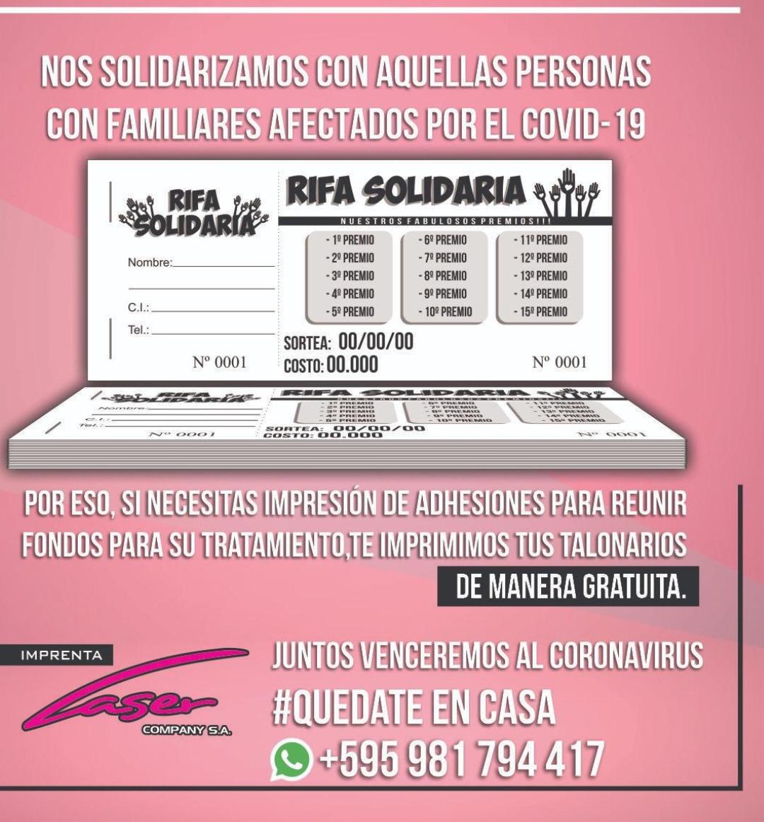 peztresojos's tweet photo. Al paraguayo lo está salvando su gente, no su paupérrimo Gobierno. 
Hermosa iniciativa de la imprenta Láser Company. https://t.co/UOJN8TROBN