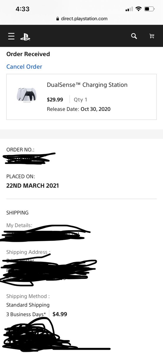 Menardsguy1991's tweet photo. @PS5StockUpdates I got the console back in December but I have been trying to get the charging station. I finally got it! https://t.co/w6ctWLH8fX