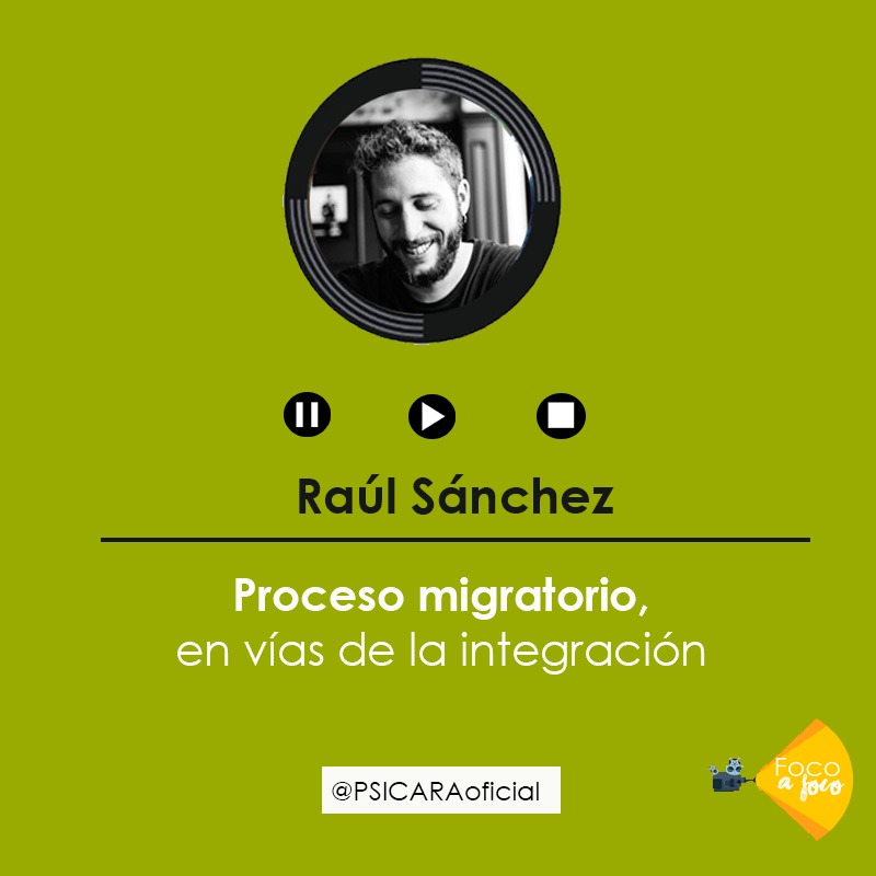 PSICARAoficial's tweet photo. En el #FocoAFoco de hoy hemos hablado con Raúl Sánchez, psicólogo de @CruzRojaEsp Teruel, sobre el “Proceso migratorio, en vías de la integración” 🌏. 

💥💥 Entrevista completa: https://t.co/dLc1rKL3Kz https://t.co/LXQp5OuVWo