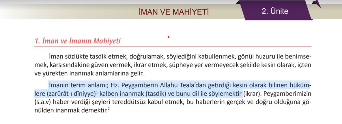 Hilmi Demir On Twitter Bir Ornek Uzerinden Anlatayim Bizim Icin En Net Olan Sey Iman Tanimi Olmalidir Degil Mi Klasik Bir Akaid Kitabi Acsaniz Iman Kalp Ile Tasdik Dil Ile Ikrardir