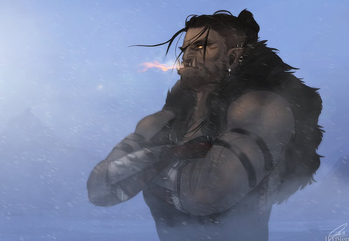 toklampa's tweet photo. older orc OC art; Brummog 💪 https://t.co/TqJhvYO0b5