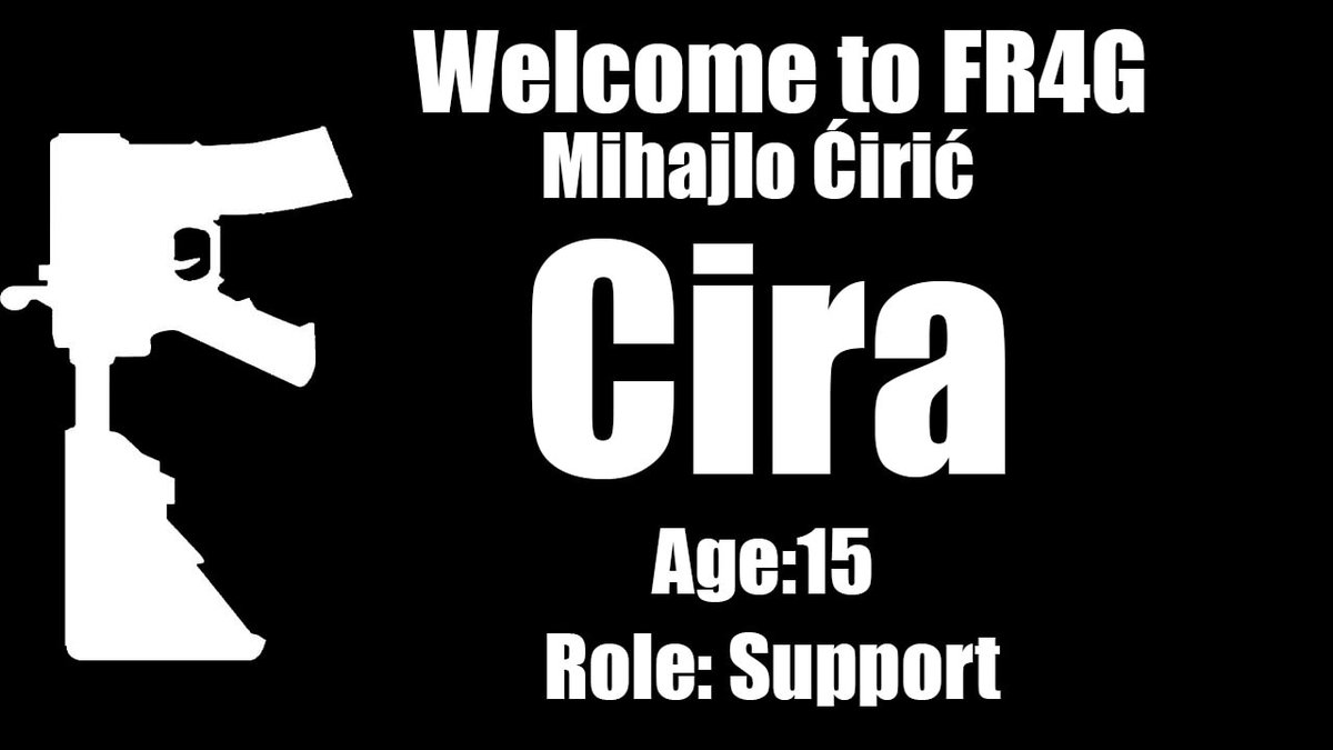 Fr4Team's tweet photo. Welcome our second player of the new Line-Up! 🔥
Cira the young Serbian talent is going to represent FR4G for the second time!
Good luck to him! ❤🔥
.
.
.
#justfr4g https://t.co/H4WnaU6MBk
