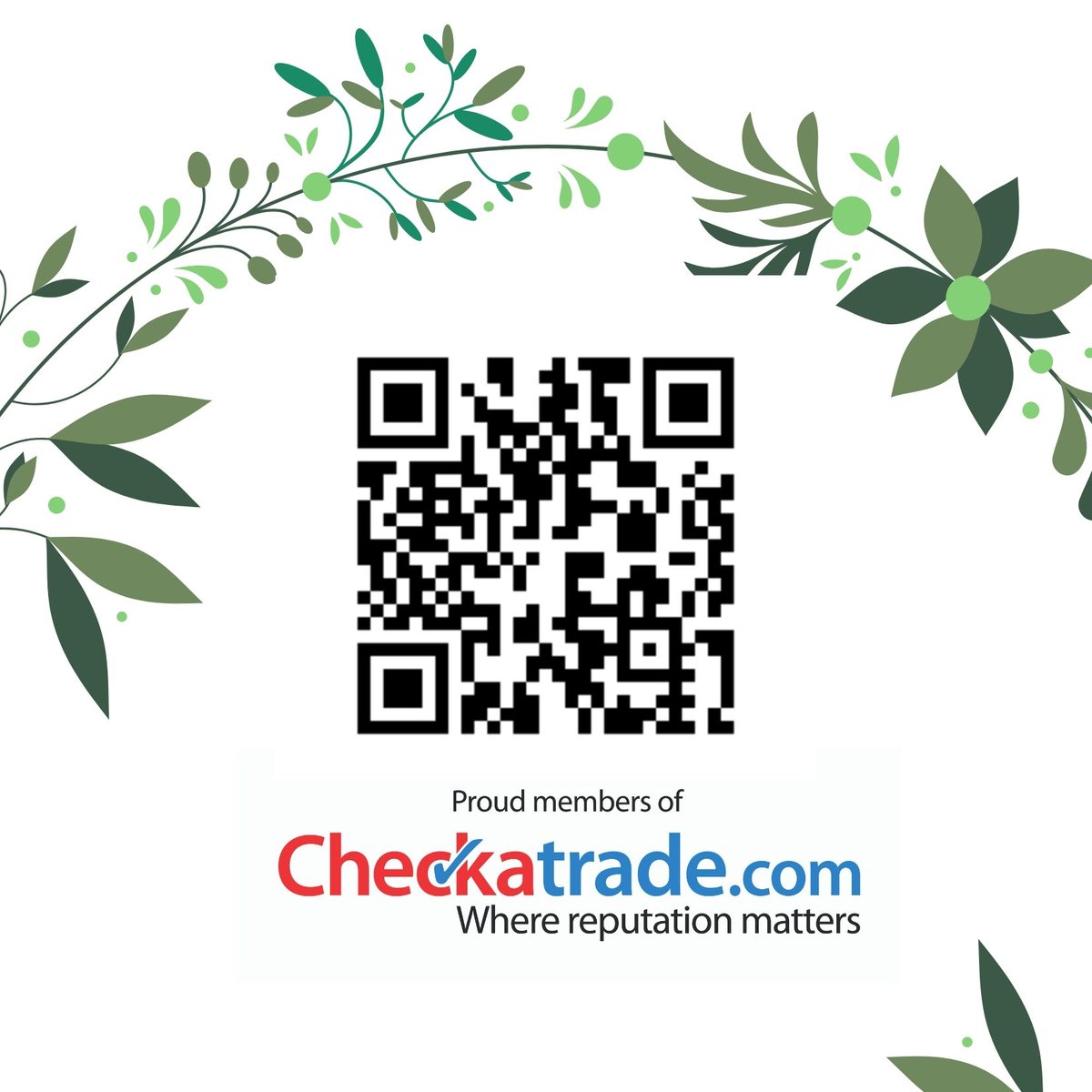 Are you looking for a trusted Landscaper? We are members of Checkatrade and have been through numerous checks and reviews have been verified.

⤵️To find out more simply scan the QR code below to visit our Checkatrade profile  ⤵️
#WorcestershireHour