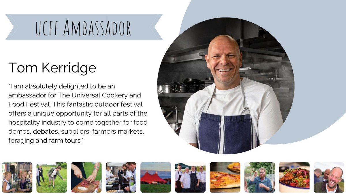 UCFF ambassador Tom Kerridge