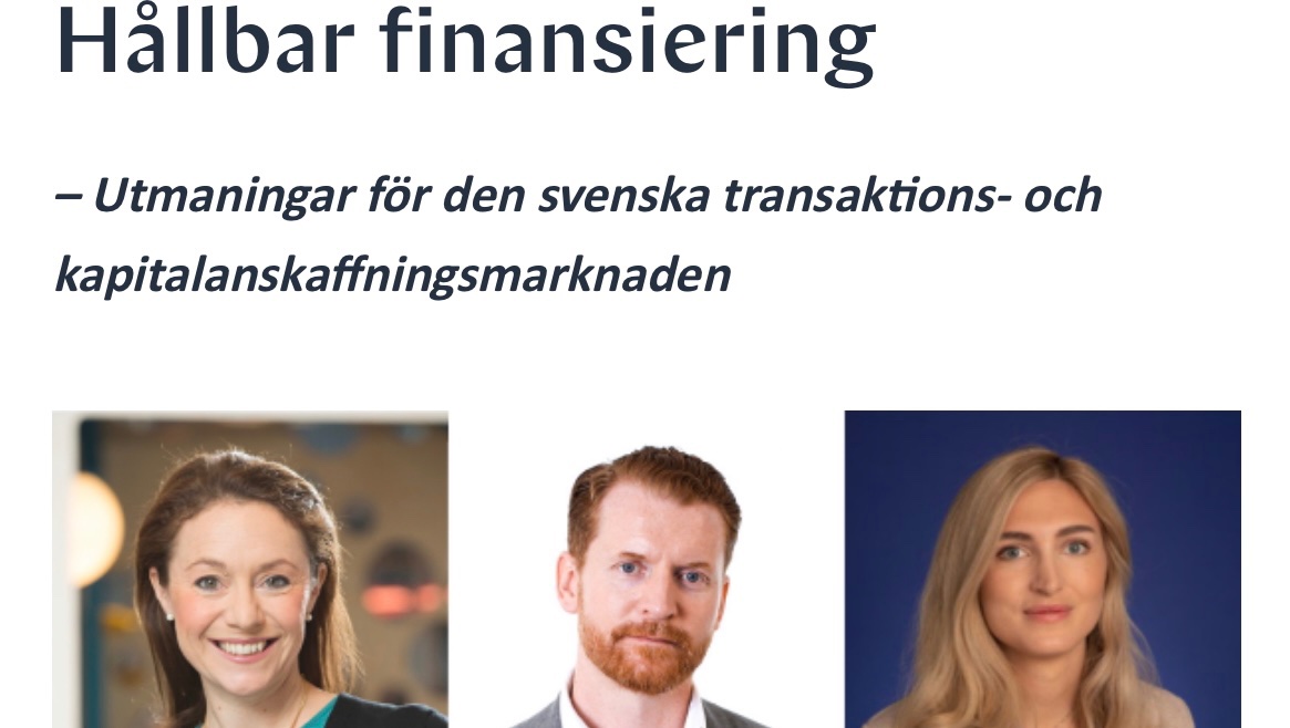Missa inte Cirio Transaction Week och  webbinaret om #Hållbar #finansiering torsdag den 15 april, kl. 8.30–9.30 ➡️ cirio.se/transactionweek Vi ses där!