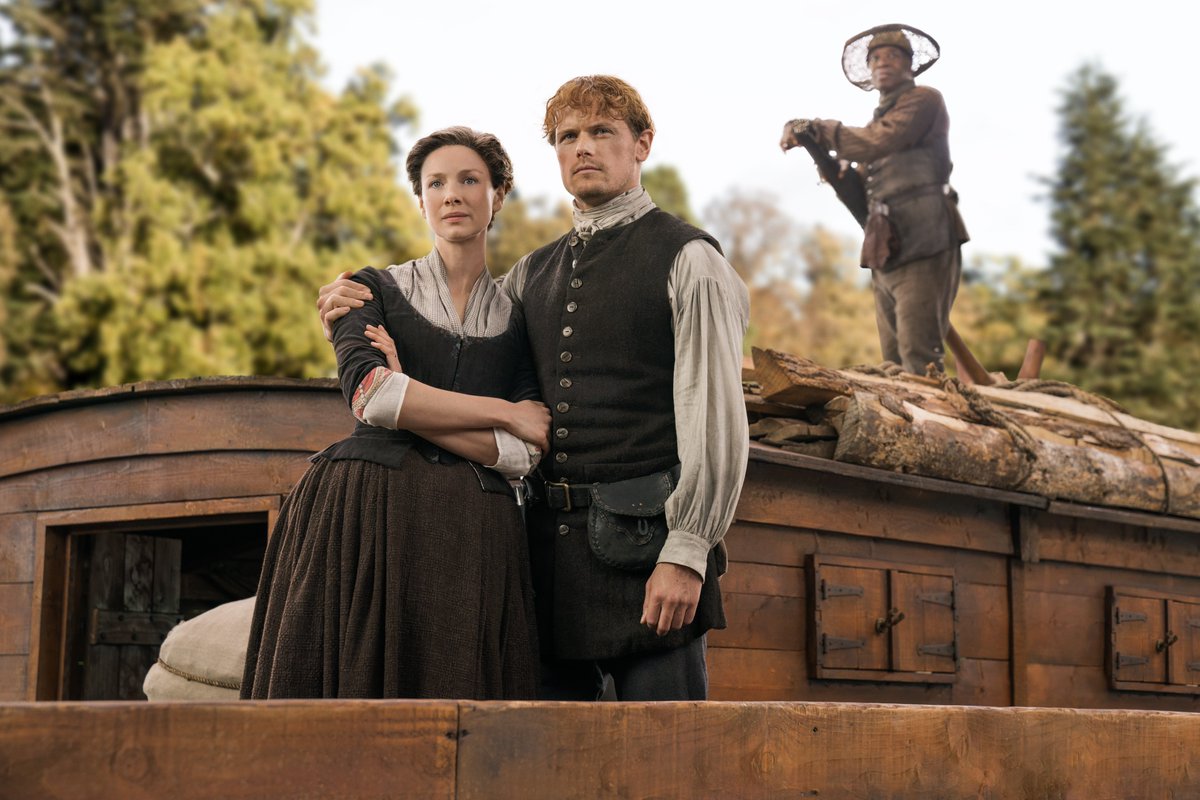 OutlanderUni101's tweet photo. CAITRIONA BALFE #CaitrionaBalfe
as Dr. Claire E. B. R. Fraser
https://t.co/L1GTX9rFqK
SAM HEUGHAN #SamHeughan
as James A. M. M. Fraser
https://t.co/sDnL0dH8rO
LEON HERBERT #LeonHerbert (on top of riverboat)
as Eutroclus
https://t.co/HFUIcfoyxR
#OUTLANDER Episode 402: DO NO HARM https://t.co/YDSQ0V9Jd8