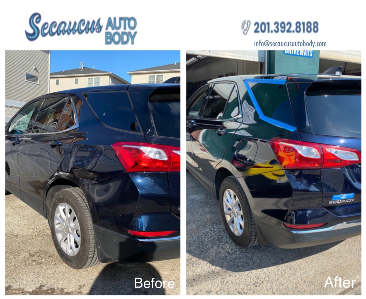 SecaucusAuto's tweet image. ! MAKEOVER MONDAY ! Check out this awesome repair we did on a 2020 Chevy Equinox. We were able to repair this 2020 Chevy Equinox and now it looks good as new! If your vehicle is in need of repair, contact us at 201.392.8188 or email us at info@secaucusautobody.com