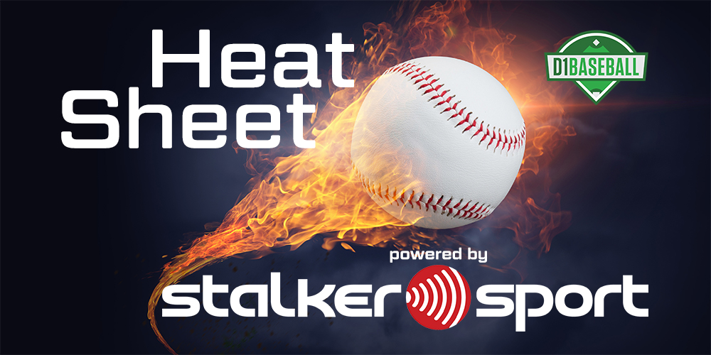 KendallRogers's tweet photo. 🔥 THE HEAT SHEET 🔥

@Husker_Baseball’s Spencer Schwellenbach joined the list after getting up to 99 mph with his FB over the weekend.

He’s not alone, as 55 pitchers in college baseball are on the list:

https://t.co/lEYPjTzmL3 https://t.co/RudmIUxdBw