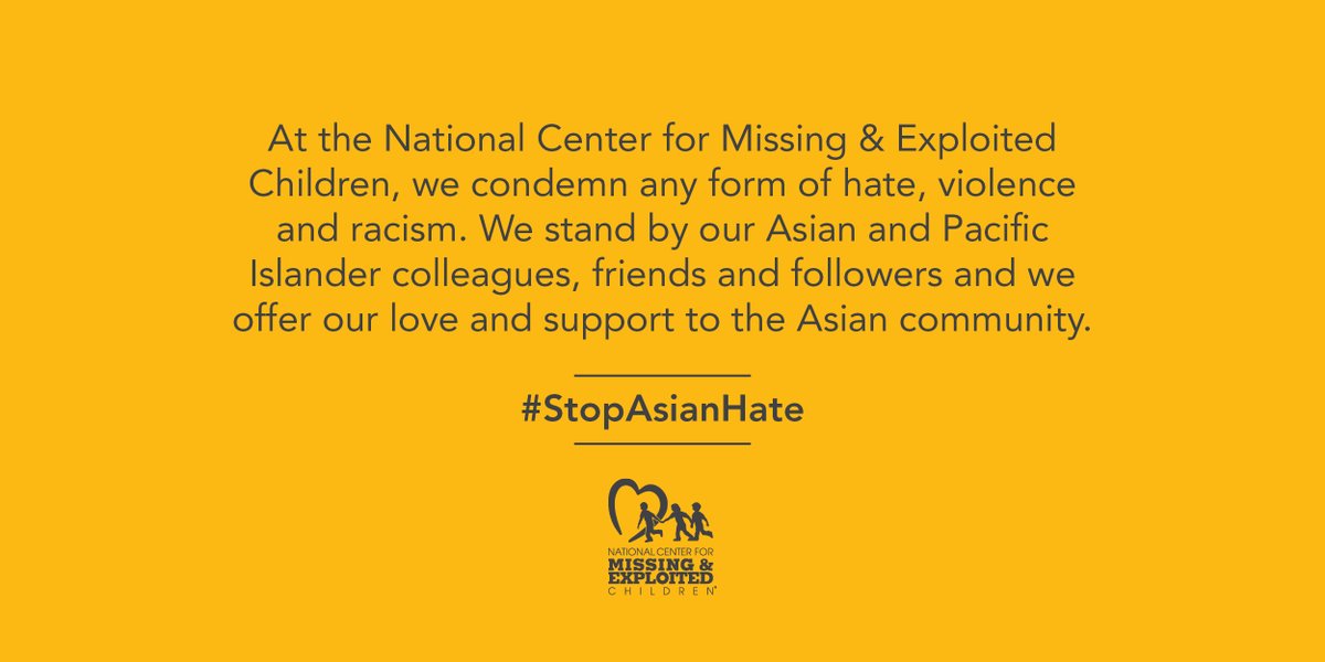 National Center for Missing & Exploited Children tweet media