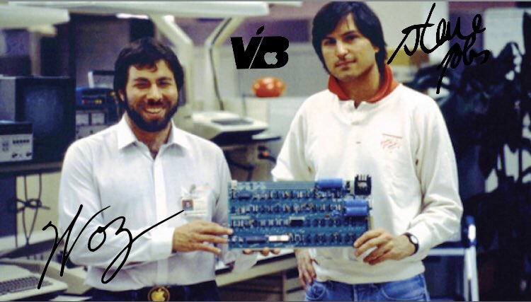 vbappleworld's tweet photo. Founders, the real genius. #apple #stevewozniak #stevewoz #stevejobs #appleretro #applevintage #applefan #applefanboy #applegeek https://t.co/ypiOciNIun