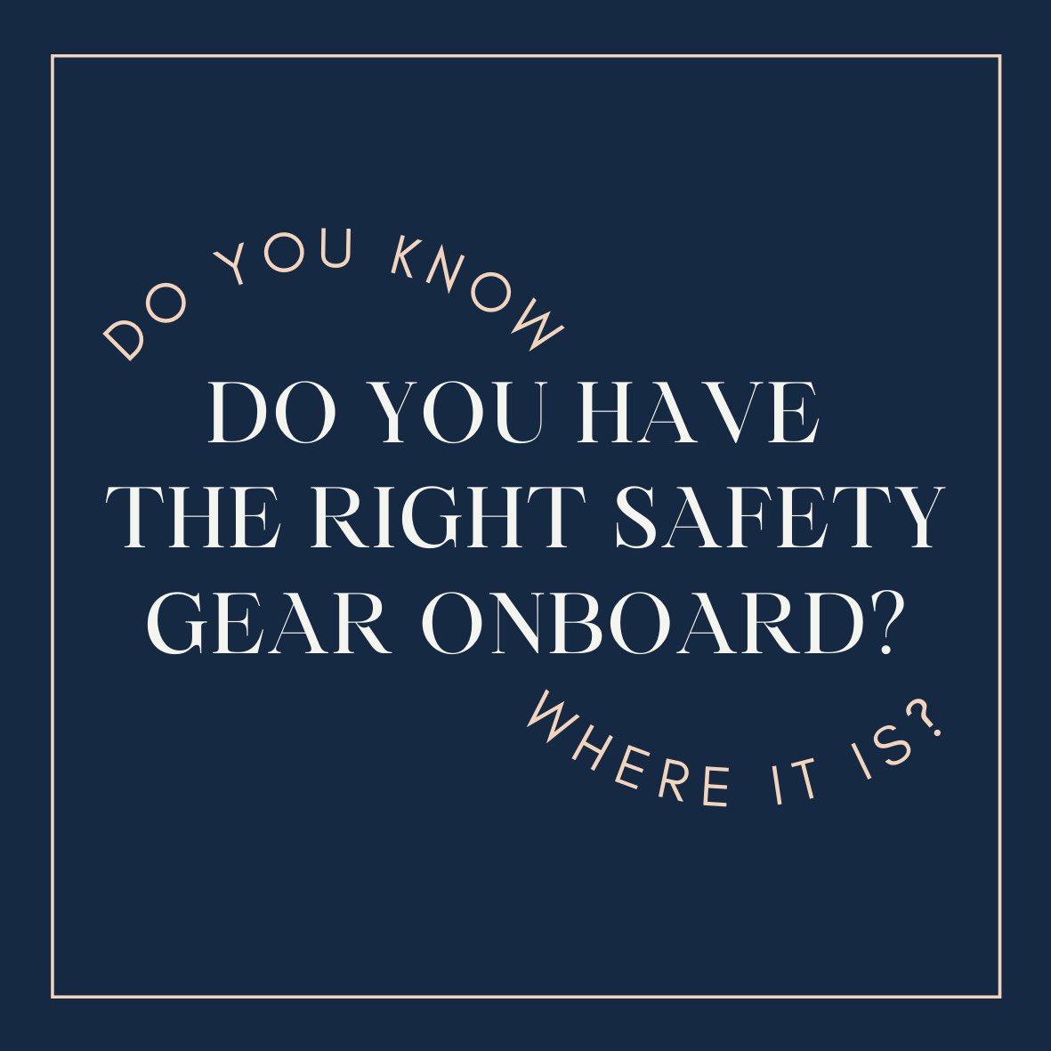 OnboardEng's tweet photo. When you need it most, the last thing you want to be doing is looking for it- or worse, find that you don’t have something! When you book in a service with Onboard Engineering, be sure to ask us for a free safety check. Call us on 02 9540 5222 to book in today. #safetycheck #boat https://t.co/XDNEPh80vW