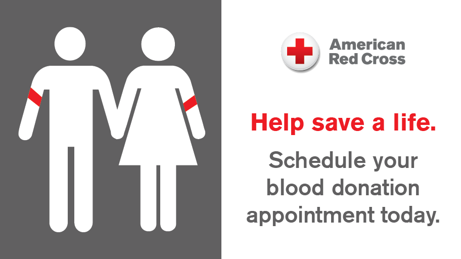 Be a hero and save lives when you give blood!

The American Red Cross will be hosting a drive in the clubhouse on April 19th from 10 AM until 2:30 PM!

redcrossblood.org/give.html/driv…