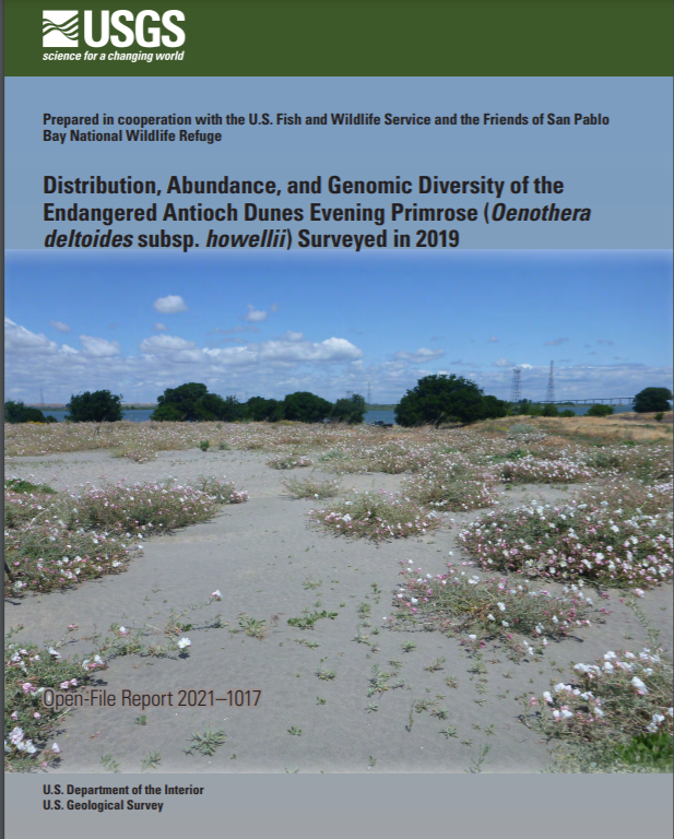 HayesAMark's tweet photo. For those interested in endangered plants, this report on Antioch Dunes evening-primrose is hot off the presses by our USGS colleagues.
https://t.co/5gc7SJoaua https://t.co/wJMMZmeEBs