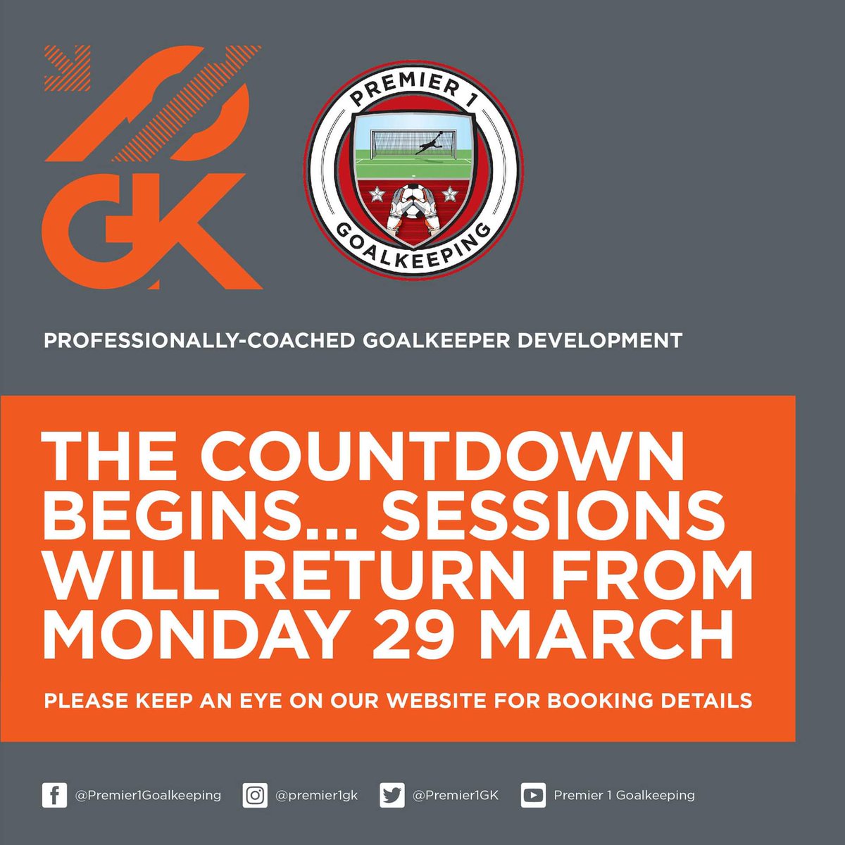 Premier1GK's tweet photo. We are hoping to have the website updated with session details by tomorrow – please check in to book. https://t.co/0g1w6wULeZ

(Can't help but hum "It's coming home, it's coming…") https://t.co/iFkKo2TwjW