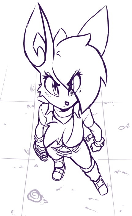 I can probably finish this up with my good coloring and stuff sometime. I'd just like the drawing itself to have a lil' more meat to it first.