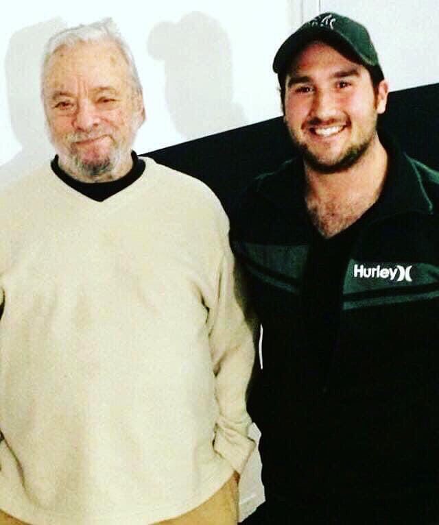 Happy 91st Birthday Stephen Sondheim. So glad I wore my best Hurley jacket when I met you. 