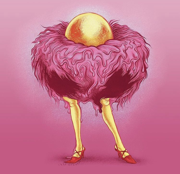 JeffG's tweet photo. Legs &amp; Eggs

.
#drawing #illustration #ArtistOnTwitter #sketchbook #warpedwhimsy https://t.co/9i6Ka1vpFo