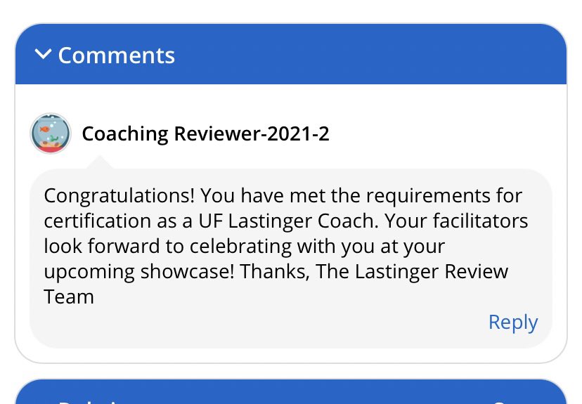 MillerSciTeach's tweet photo. My big spring break accomplishments were reading 2.5 books and becoming a certified coach! Thanks to the best facilitators ever for teaching me ALL the things this year #ocpsACA https://t.co/AmddCb8TQg