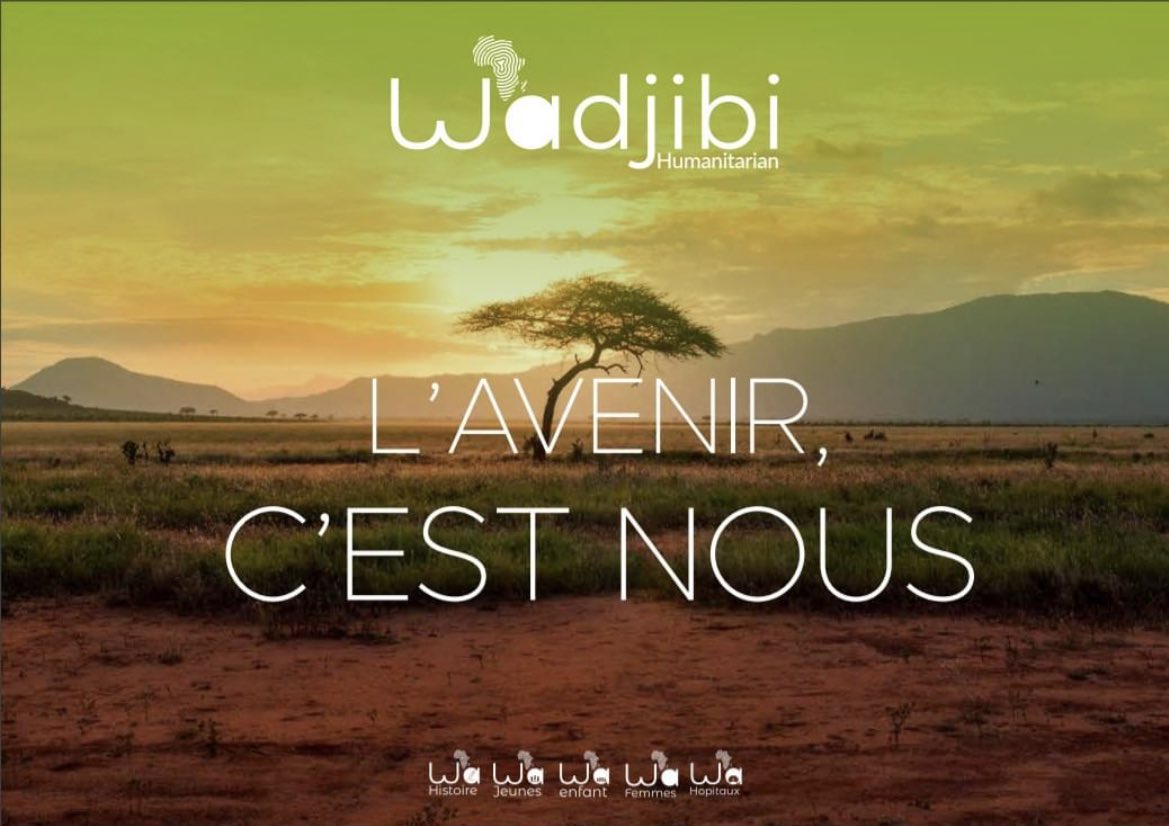 Wadjibi humanitarian tweet media