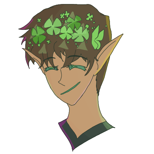 Lmao Happy St. Patrick's day, except I forgot to post it bruhhhhh. Basil Fanart for Starlight.