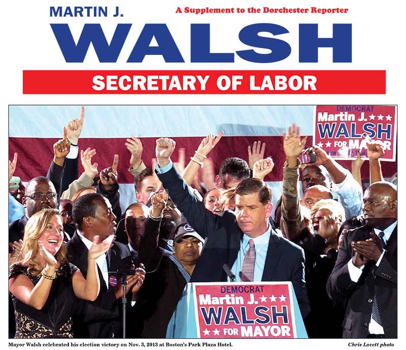 DotNews's tweet photo. A majority of the US Senate has voted to confirm Boston Mayor Martin Walsh of #Dorchester as Secretary of Labor.  Full coverage at https://t.co/Bn2fAWnoPe  #bospoli #mapoli https://t.co/DHEEA30HdA
