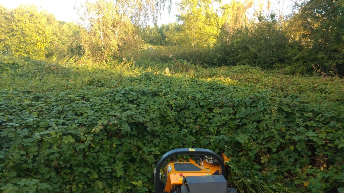 mattredmanag's tweet photo. Using our Robocut flail mower we can offer a safe method of cutting slopes, such as reservoir banks.  

We can also use it for site clearances,  difficult to access areas, or general cutting work requiring a smaller machine. 

East anglia and midlands areas covered. https://t.co/R95cHoEWBa