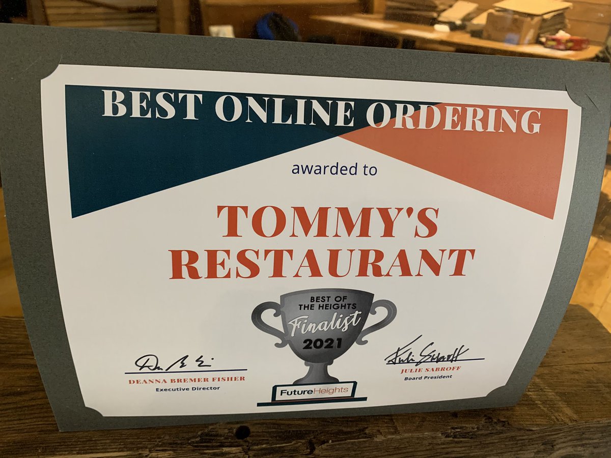 Thank you to <a href="/futureheights/">New Executive Director@FutureHeights</a> for all of these amazing awards!! We are most proud of our CURBSIDE PICKUP and SOCIALLY DISTANCED DINING recognition!! After a long tough year, these make us feel GREAT🙌🎉🏆👏