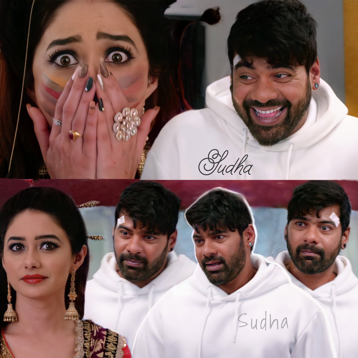 tishasudha's tweet photo. #upcomingscene #KumkumBhagya #wednesdayepisode #cantwait #Rockstar #Tanu #Abhipainting #tanuface #superb #EditSudha #AbhiGya #ShabirAhluwalia #SritiJha #GoodNight #Friends #SweetDreams #TakeCare @SHABIRAHLUWALIA @sritianne @leena_real @ZeeTV @TeamShabirA @Megha2513 @_bkumkum https://t.co/MvNDSarR8D
