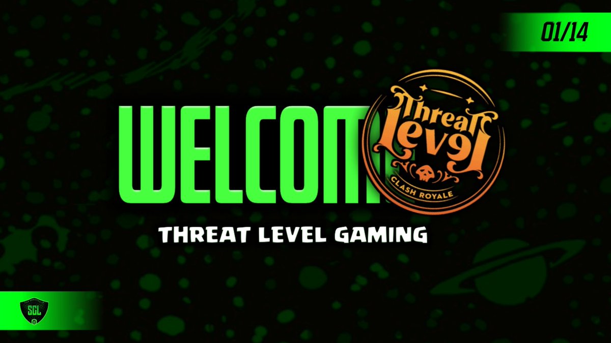 ⚔ | Invited Team 01/14
🔰 | <a href="/ThreatLevelGG/">Threat Level Gaming</a> 

See you in the Arena!