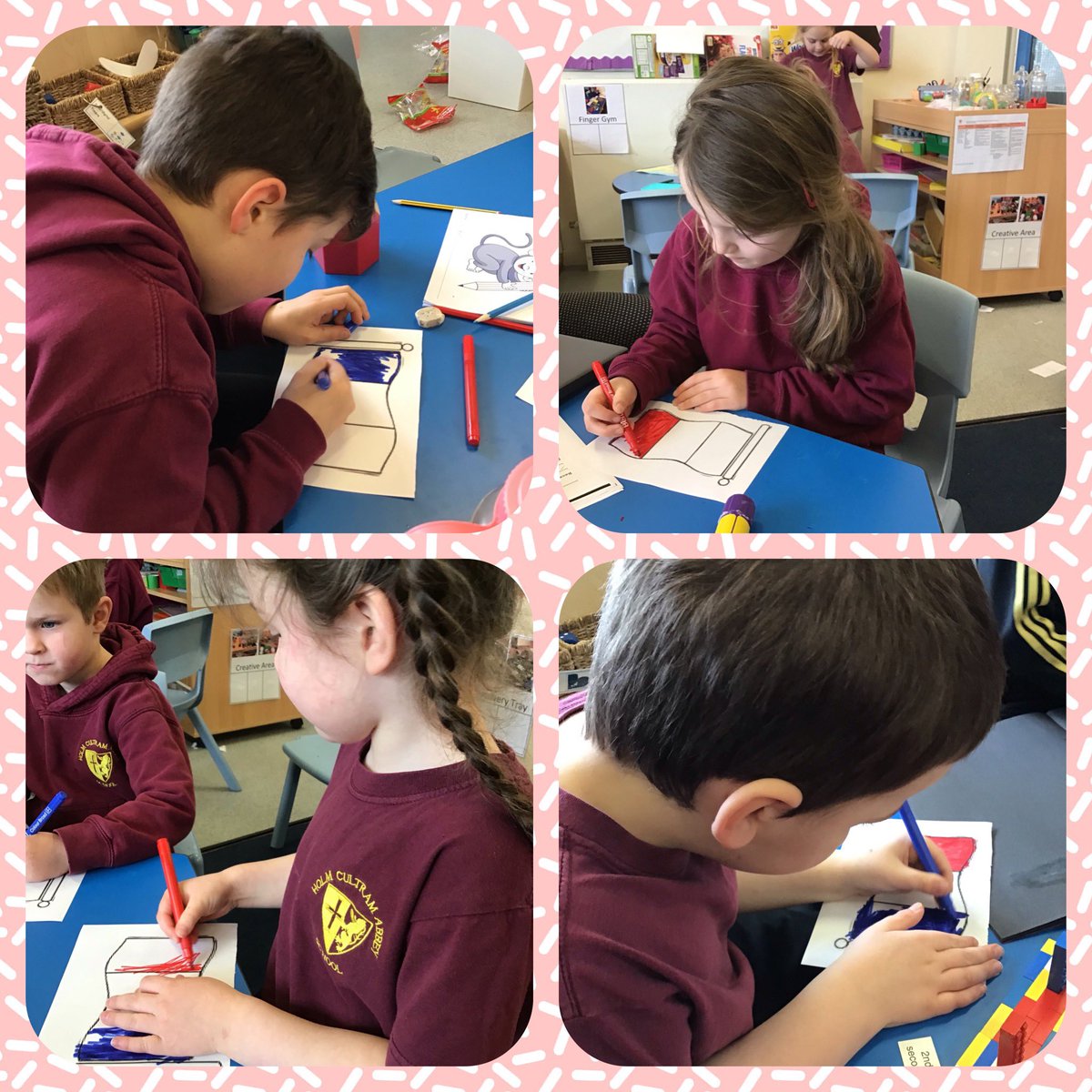 HCASchool's tweet photo. KS1 and EYFS have been super busy learning how to greet each other in French and exploring the French flag 🇫🇷 https://t.co/zKZUWXrycS