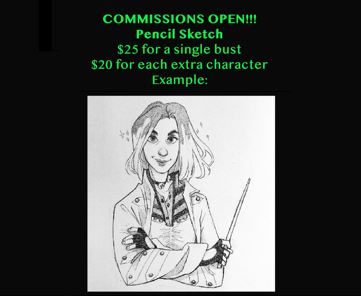 superchi_art's tweet photo. COMMISSIONS OPEN! These are traditional, so you’d get a physical finished product. Shipping fees apply: $2.50 Canada, $3.50 US or $6 elsewhere. PayPal/e-transfer only. DM me for details! #Commission #freelancer #traditionalart #drawing #characterdesign #Pencildrawing #copic https://t.co/Z15da7DpX1