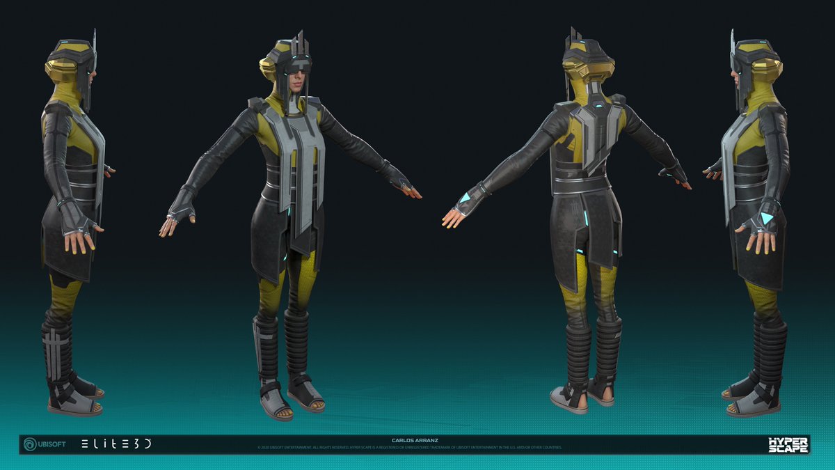 CarlosUnlogik's tweet photo. Hi there, I am happy to share Asmae Skali done for Season 3 of the Ubisoft battle royal, Hyper Scape that I helped to work on with my team at elite3d!

Hyper Scape - Asmae Skali via @artstationhq https://t.co/GgxcdVXqac https://t.co/dxErdWQe6x