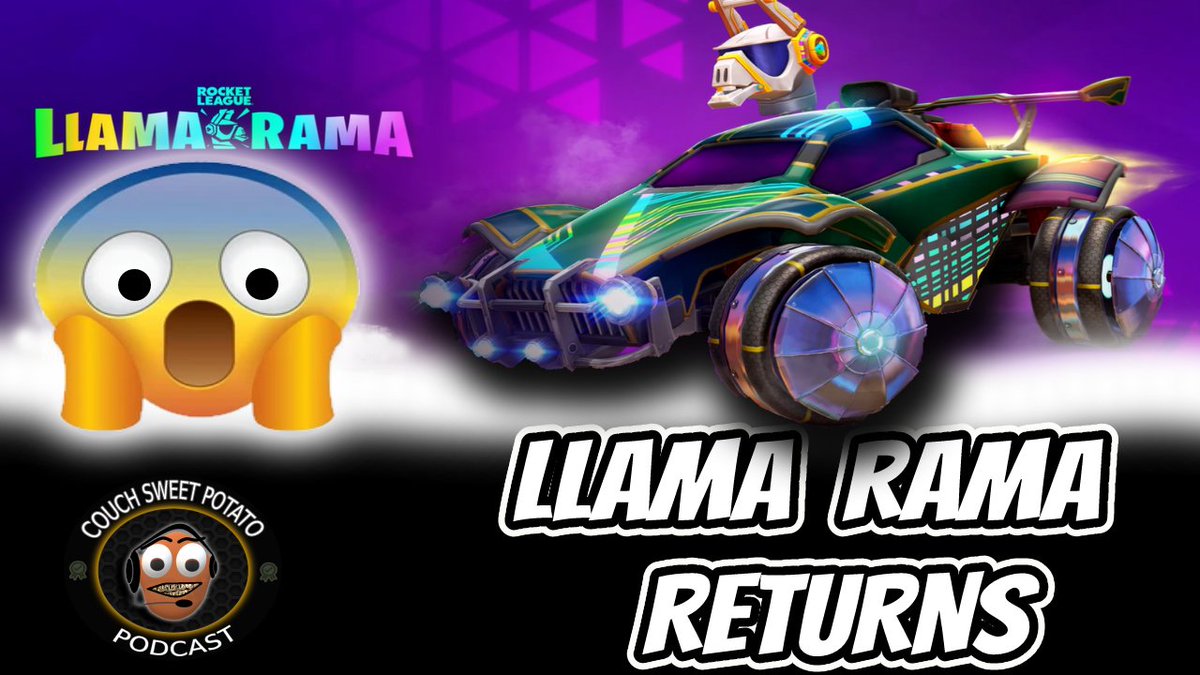 CouchSweet's tweet photo. *OMG* Llama Rama Returns Sneak Preview l Rocket League l The RL Trading ... https://t.co/fm59RaSpGn via @YouTube
#RocketLeague #rltrading #rocketleaguetrade #epicgames #therltradingpodcast #couchsweetpotato https://t.co/f8D9QXiFf8