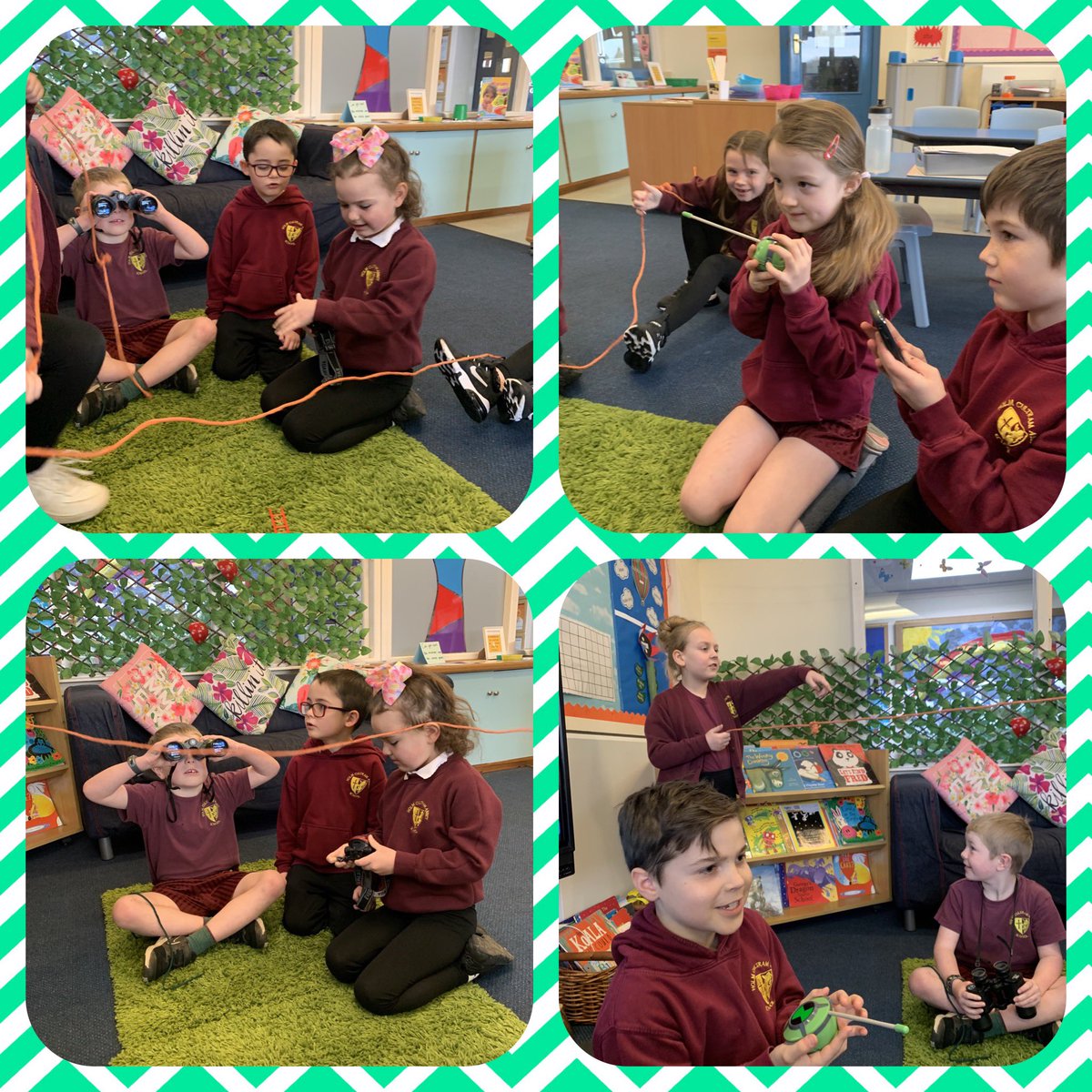HCASchool's tweet photo. An unexpected delivery arrived in Year 2 this morning- turns out Traction Man had dropped them off! https://t.co/4f8FHbOuM6