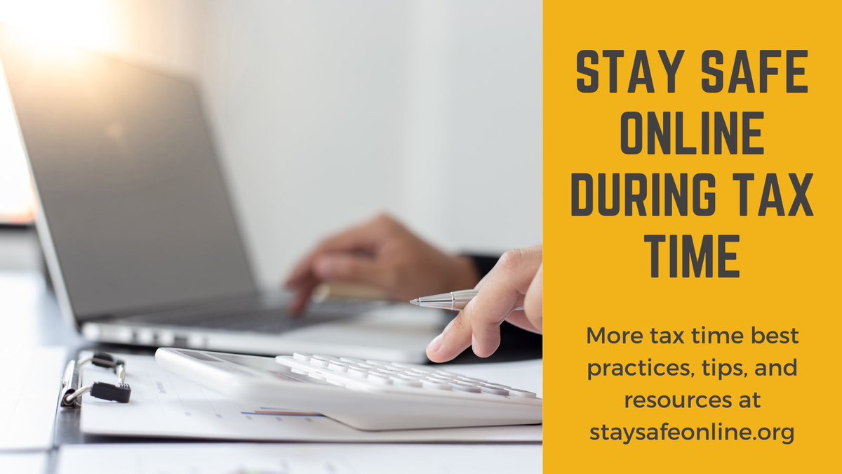 BEFORE you file your taxes online make sure to prepare your devices.
✅ Create long unique passphrases and use multi-factor authentication.
✅ Be sure all internet-connected devices are running the most current software versions.
✅ Use a secure personal network; not public WiFi.
