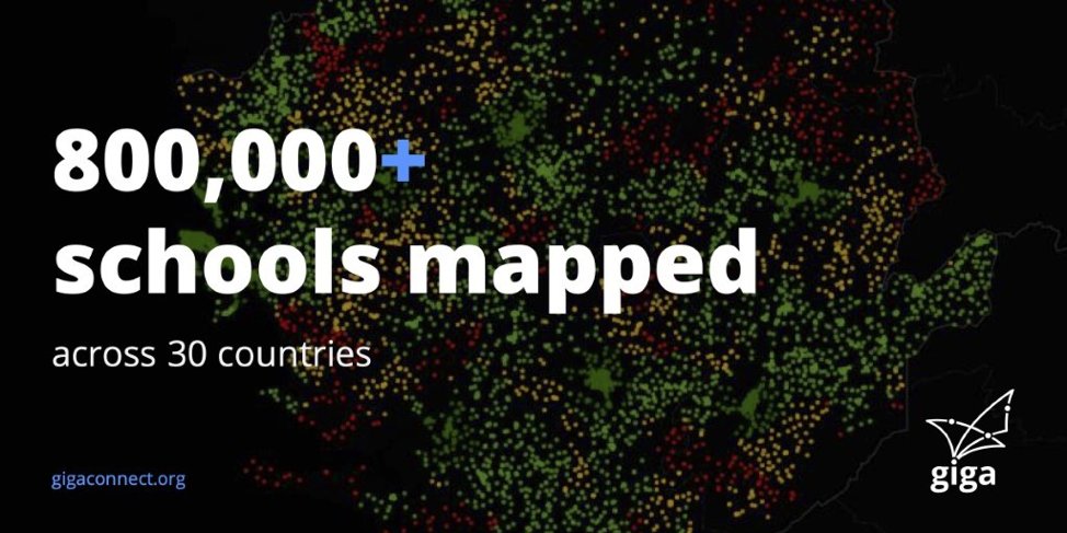 @Gigaconnect is mapping real-time connectivity of every school in the world! This will enable better planning &amp; monitoring and also scaling-up this important work. <a href="/ProCoWorld/">Project Connect</a> <a href="/UNICEF/">UNICEF</a> <a href="/ITU/">Int’l Telecommunication Union</a> 

Read the Impact Outlook 👇 #ReimagineEducation
bit.ly/3tOFvJ5