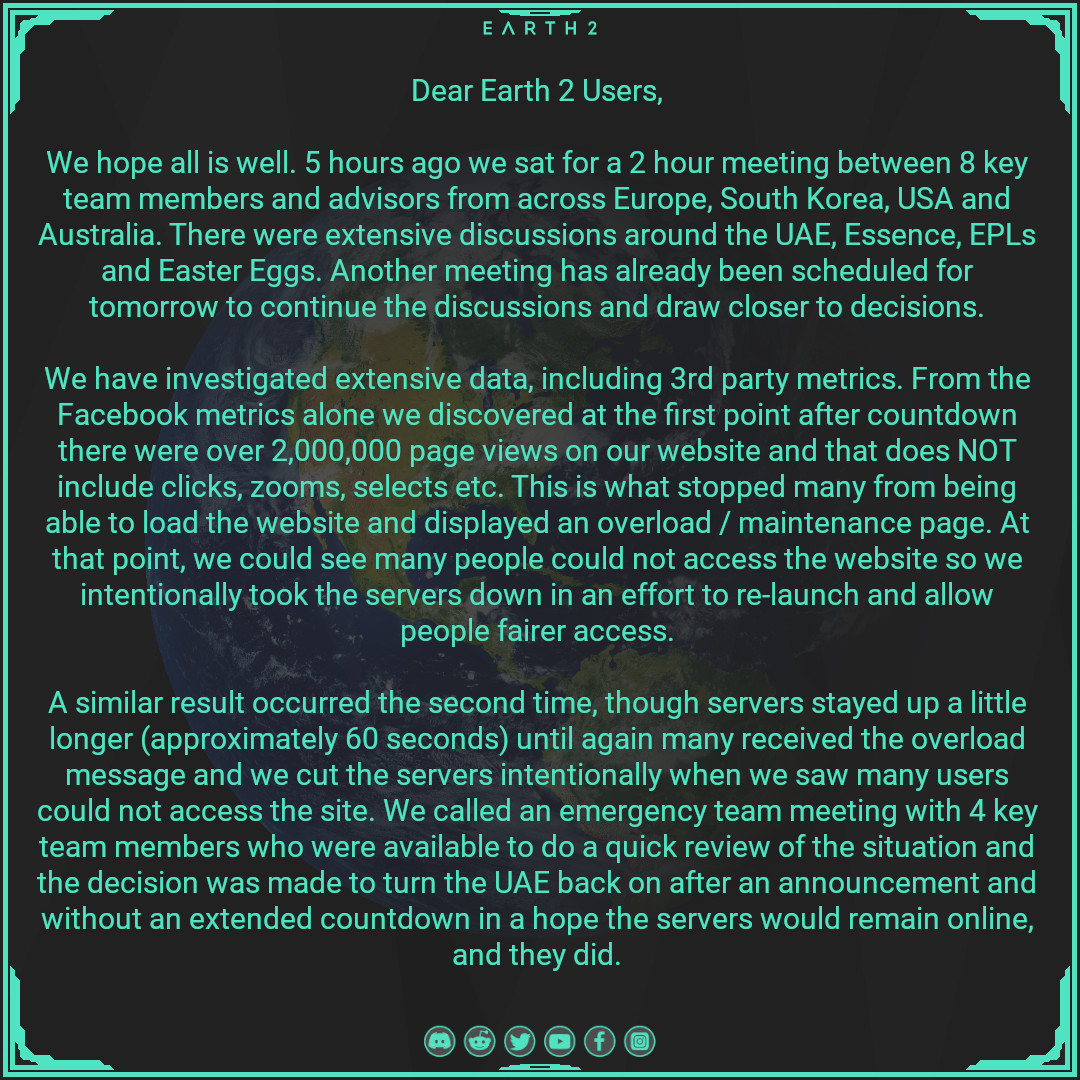 earth2io's tweet photo. Announcement: Upcoming changes, News and more!
#earth2 #earth2io https://t.co/L4HecXM60A
