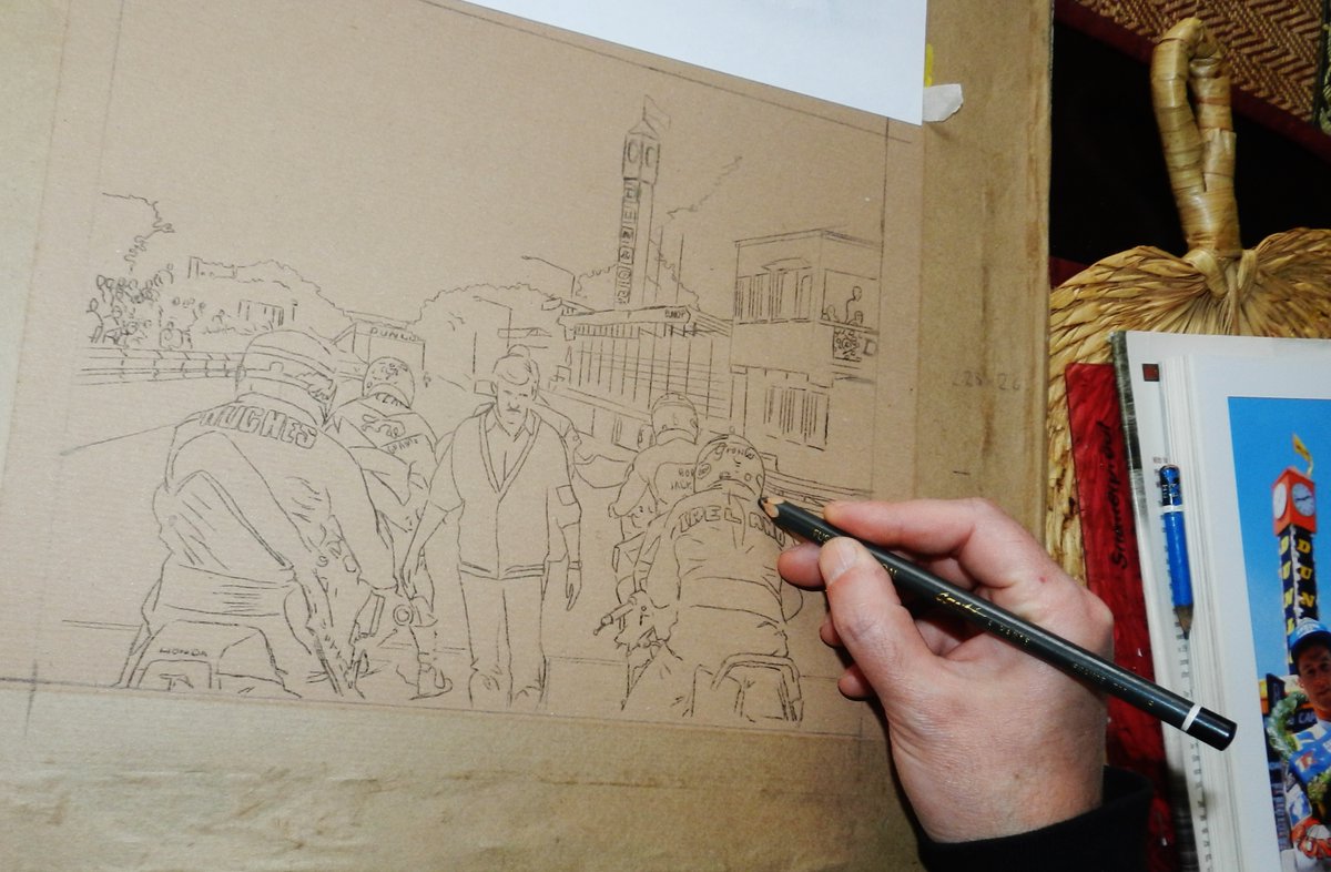 New week, new commissioned Artwork in progress
'TT races 1988'