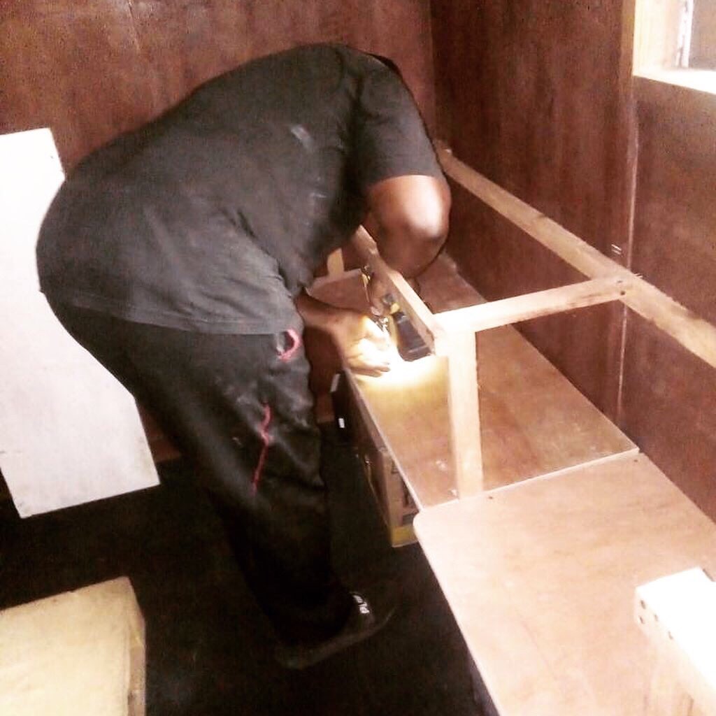 Qubtic_ChurchUK's tweet photo. KaHun Montu Tar, working on the The Tree Of Eternal Life store, in Liberia west Africa. Continuously working for our self betterment. 

#atonist 
#atonists
#atonistmen #atonismrising #blackbusiness #buildingforself #doforself #healthstore #supportblackbusiness https://t.co/8BSzTQNowp