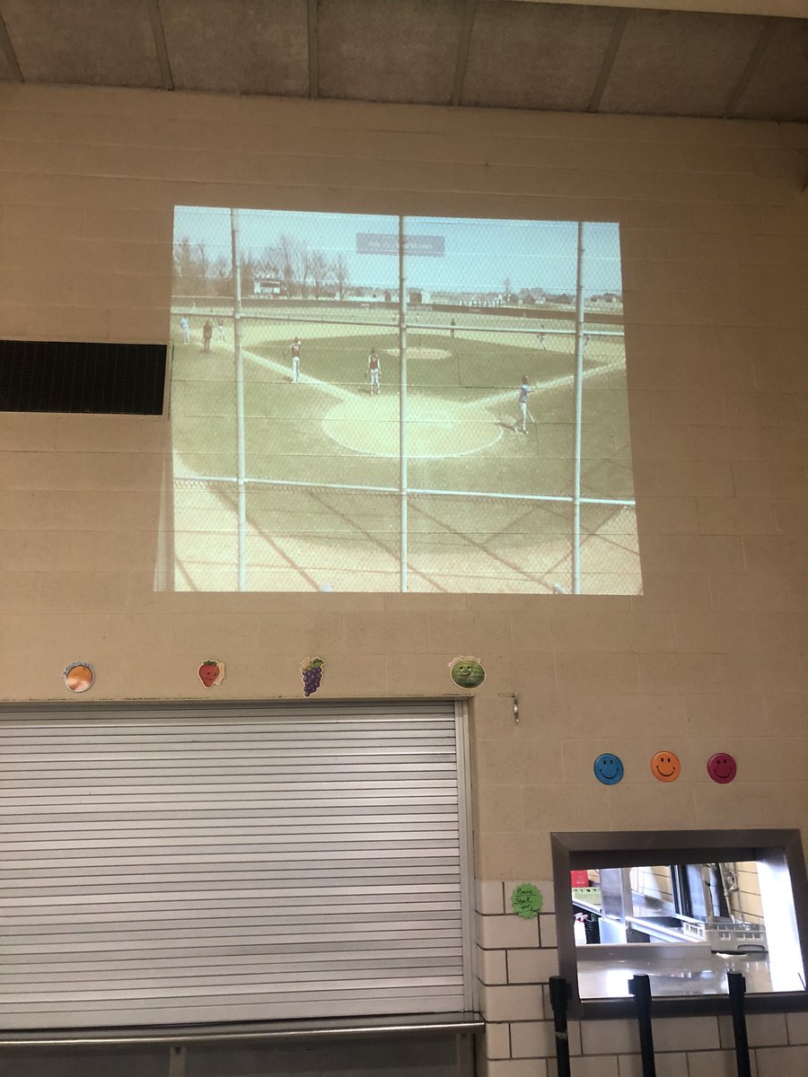 CoachBeelerEDU's tweet photo. Afternoon classes got to cheer on @WestminsterBase and loved it! We had the game going in the background during PE and they got to watch while performing class activities! What a beautiful day for some baseball https://t.co/b08whqFQSm