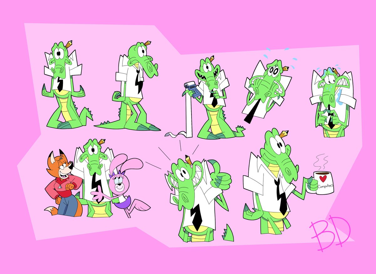 llPreciousFoxll's tweet photo. @RoyCartoons I recall a post about you loving to draw gators and crocs; so, I give you Larry! https://t.co/kAnHFweJf3