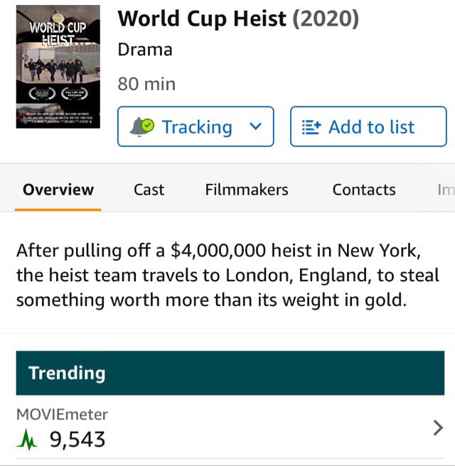 Swayleeloughna1's tweet photo. Very happy to see our Film in the top 10,000 on IMDb well done Director Lee Westwick and all the team at Ignited Hashtag Productions ❤️
#amazonprimevideo #Vimeoondemand #Youtube #IMDb #supportindiefilm https://t.co/90U7vdeSqX