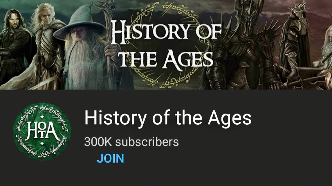 TheBroken_Sword's tweet photo. We have hit 300,000 subscribers!! 🎉🎉
Thank you to every one of you legendary members of the Brohirrim for helping us hit that goal! 💪
Now onto 400k!! 😄
.⁣
#onto400ksubscribers #youtubemilestone #300000subscribers #historyoftheages #youtubesubscribers #lordoftheringslore https://t.co/CFBLsZdO8e