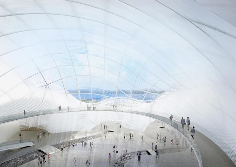 designboom's tweet photo. SANAA to complete cloud-like shenzhen maritime museum in china https://t.co/bH8I4CEApF https://t.co/dIPifd0UMq