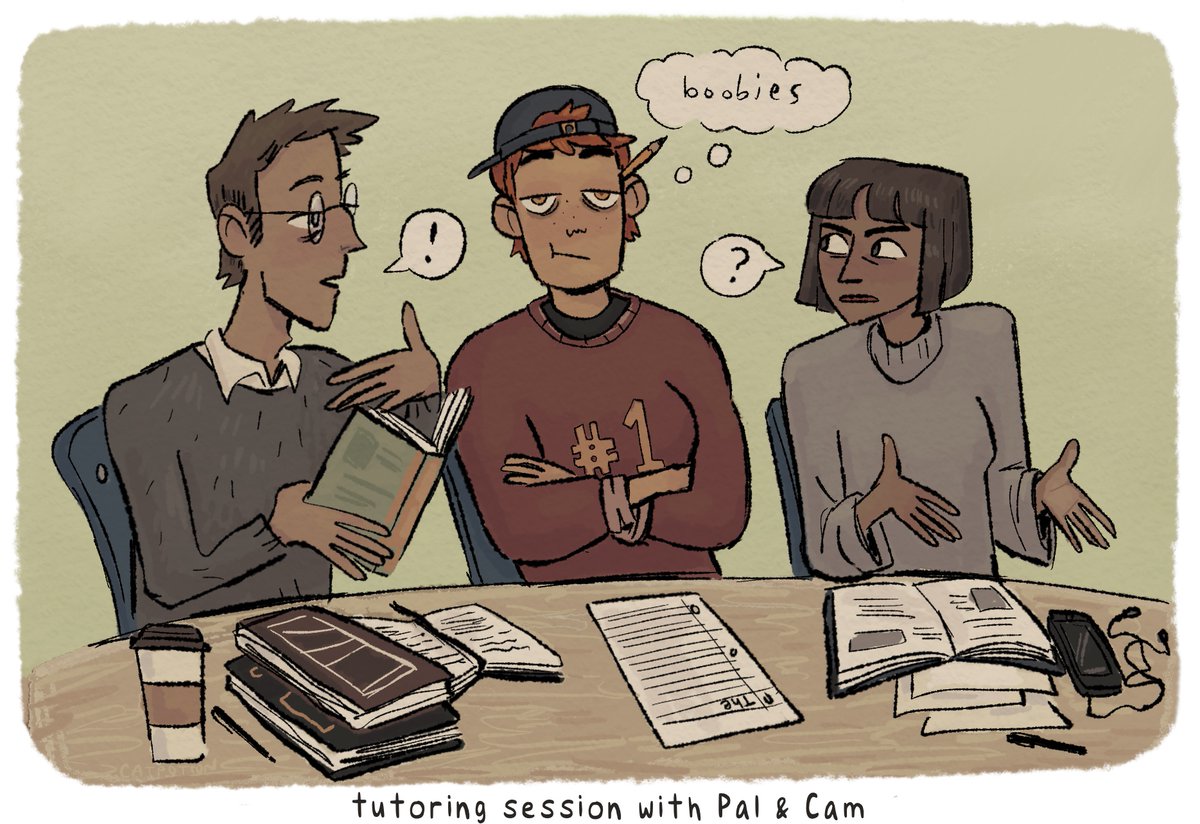 catpotion's tweet photo. some more modern au #TheLockedTomb https://t.co/O8tatd6Q8c