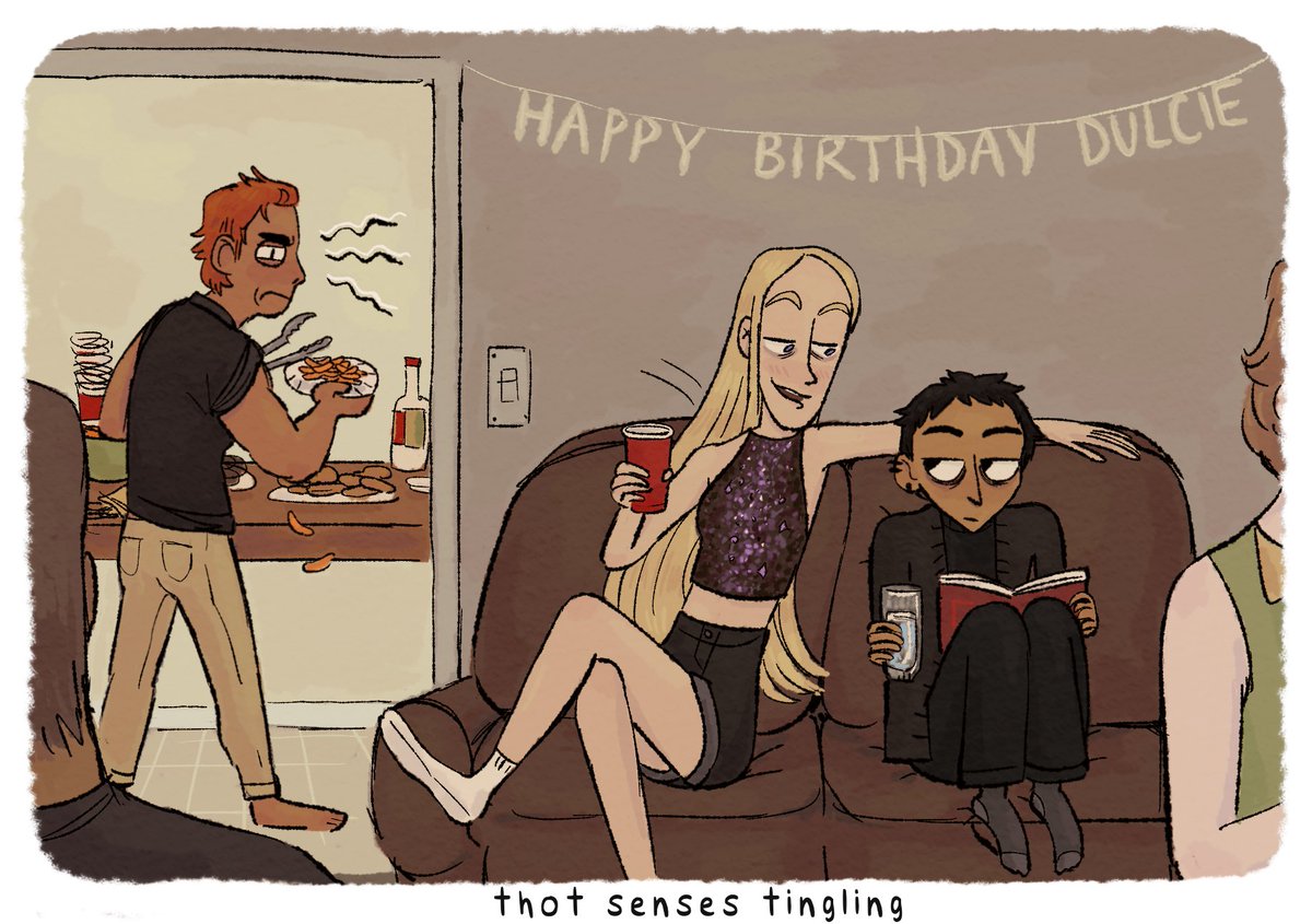 catpotion's tweet photo. some more modern au #TheLockedTomb https://t.co/O8tatd6Q8c