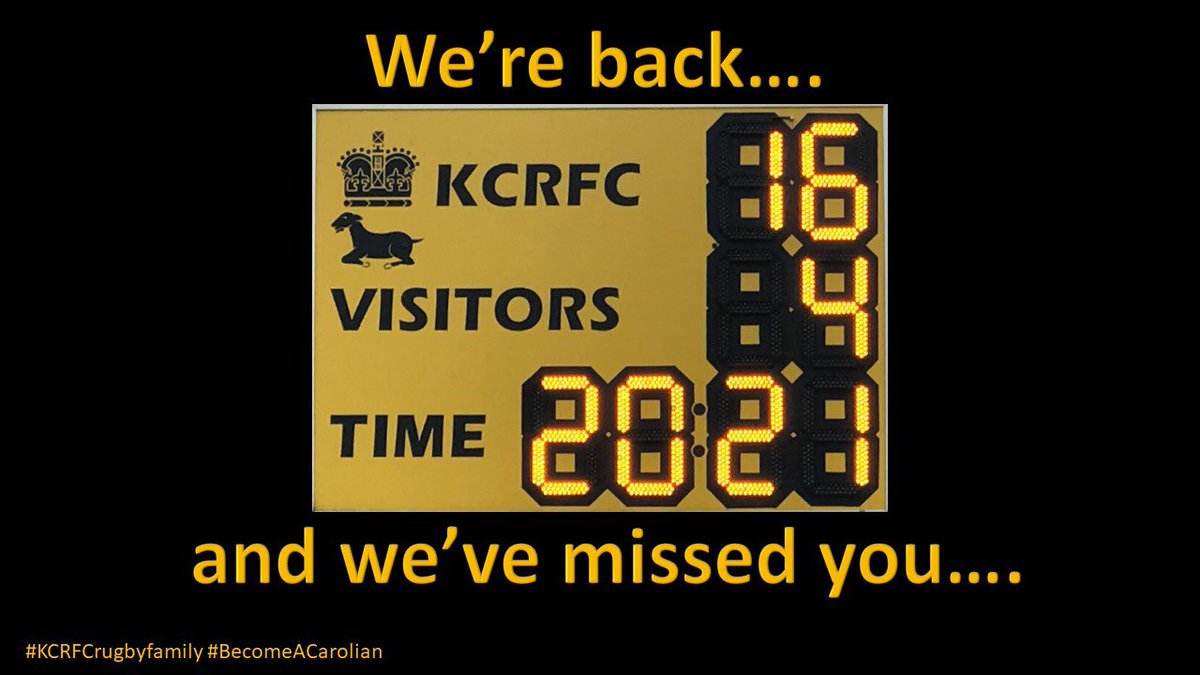 KCRFC1969's tweet photo. Weโre back!!! Watch this space! #kcrfc #kcrfcfamily #becomeacarolian https://t.co/DOv5yjSeuD